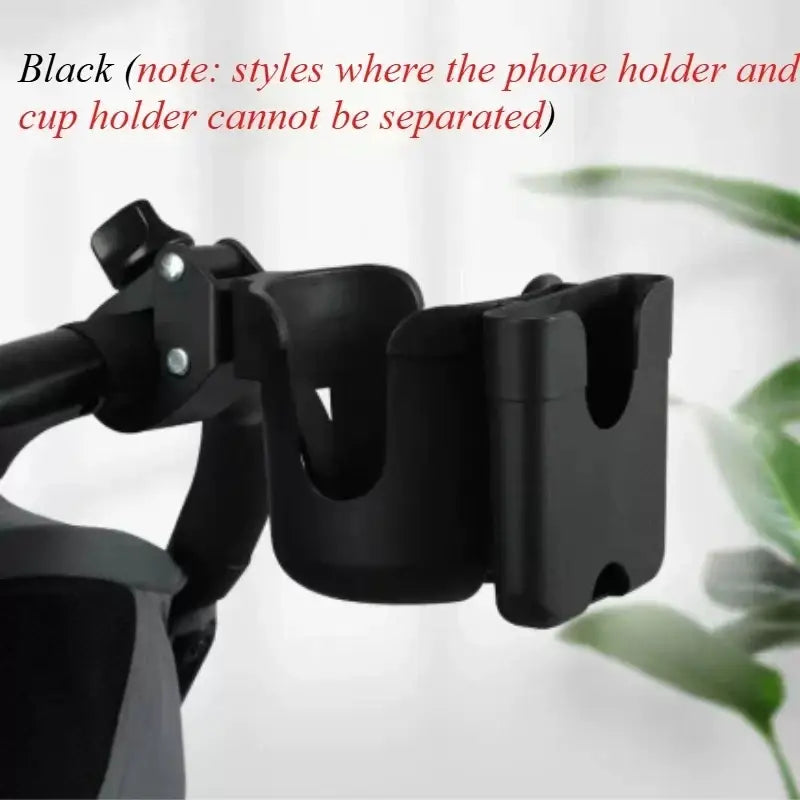 R&z - Water Cup Holder With Phone Holder Universal Bottle Holder For Wheelchair stroller Accessories