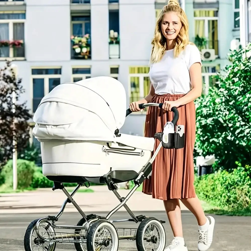 R&z - Water Cup Holder With Phone Holder Universal Bottle Holder For Wheelchair stroller Accessories