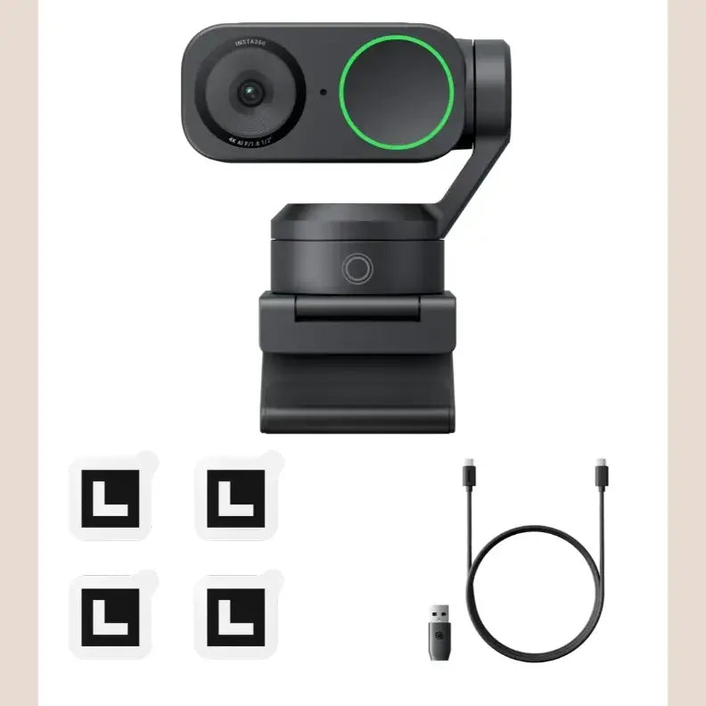 Webcam For Insta360 Link 2C Link2 Link Webcam 4K Webcam AI Tracking Noise-Canceling Gesture Control 4K30fps