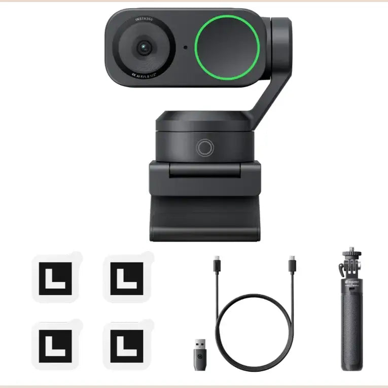 Webcam For Insta360 Link 2C Link2 Link Webcam 4K Webcam AI Tracking Noise-Canceling Gesture Control 4K30fps