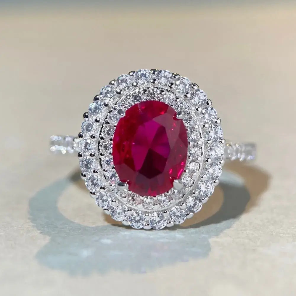 White Gold Sapphire Ring