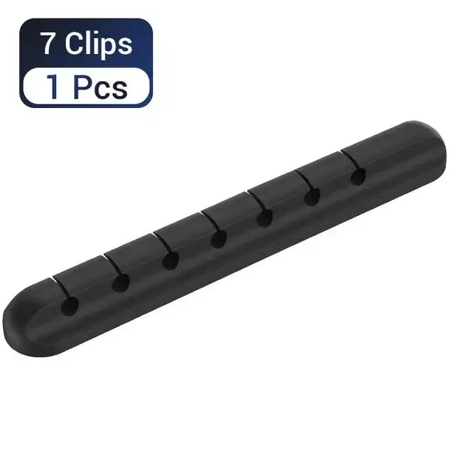 Wire Organizer Mobile Phone Charging Cable Data Cable Wire Routing Storage Cable Organizer Snap Clip - Electronics