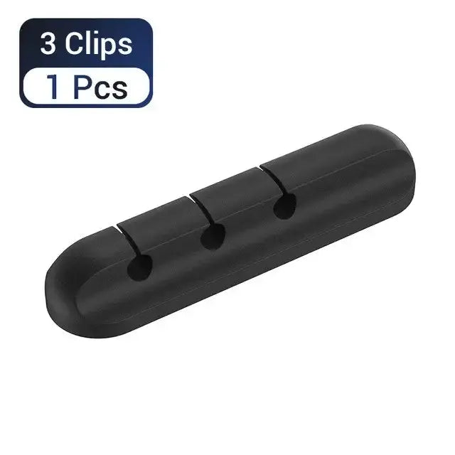 Wire Organizer Mobile Phone Charging Cable Data Cable Wire Routing Storage Cable Organizer Snap Clip - Electronics