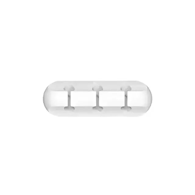 Wire Organizer Mobile Phone Charging Cable Data Cable Wire Routing Storage Cable Organizer Snap Clip - 3 Clips White