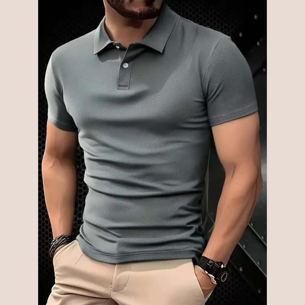 with R&z premium polo T-Shirt - Casual Short Sleeve Shirts
