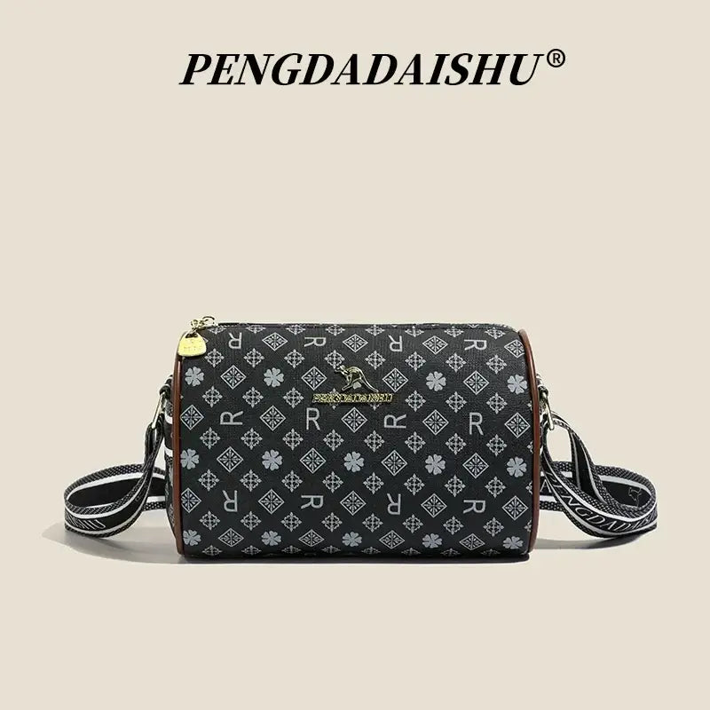 Women's Alphabet Print Shoulder Bag