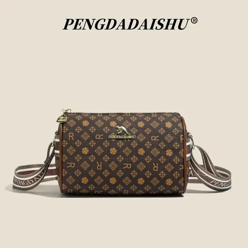 Women's Alphabet Print Shoulder Bag