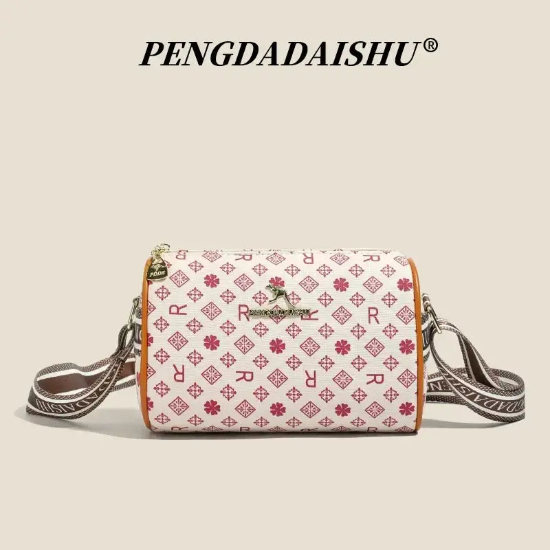 Women's Alphabet Print Shoulder Bag