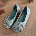 Women’s High-Quality Leather Oxford Casual Flats