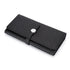 Women’s Leather Folding Wallet with Large Capacity - Black - Wallets