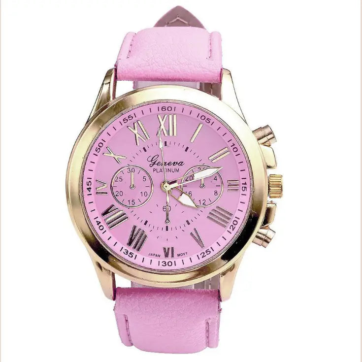 Women’s Leather Watch & Men’s Outdoor Quartz Watch - Blue