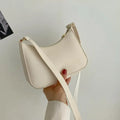 Women's Minimalist Shoulder Bag White