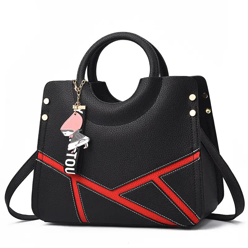 Women's Shoulder Bag in Black Fashion Style
