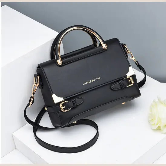 Women's Structured Handbag in Black