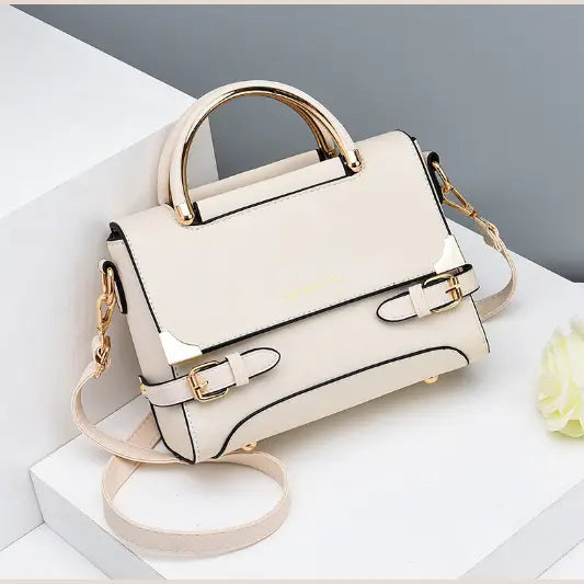 Women's Structured Handbag in White