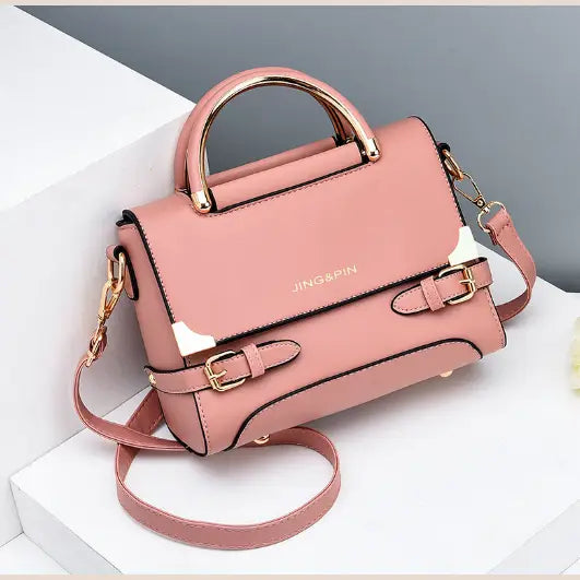 Women's Structured Handbag in  Pink