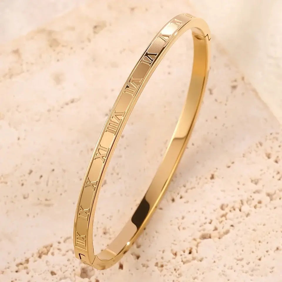 ZAKOL 5/1pcs Sparkling Zirconia Inlaid Stainless Steel Bracelet Set for Women Stackable Bangles Fashion Non Fading